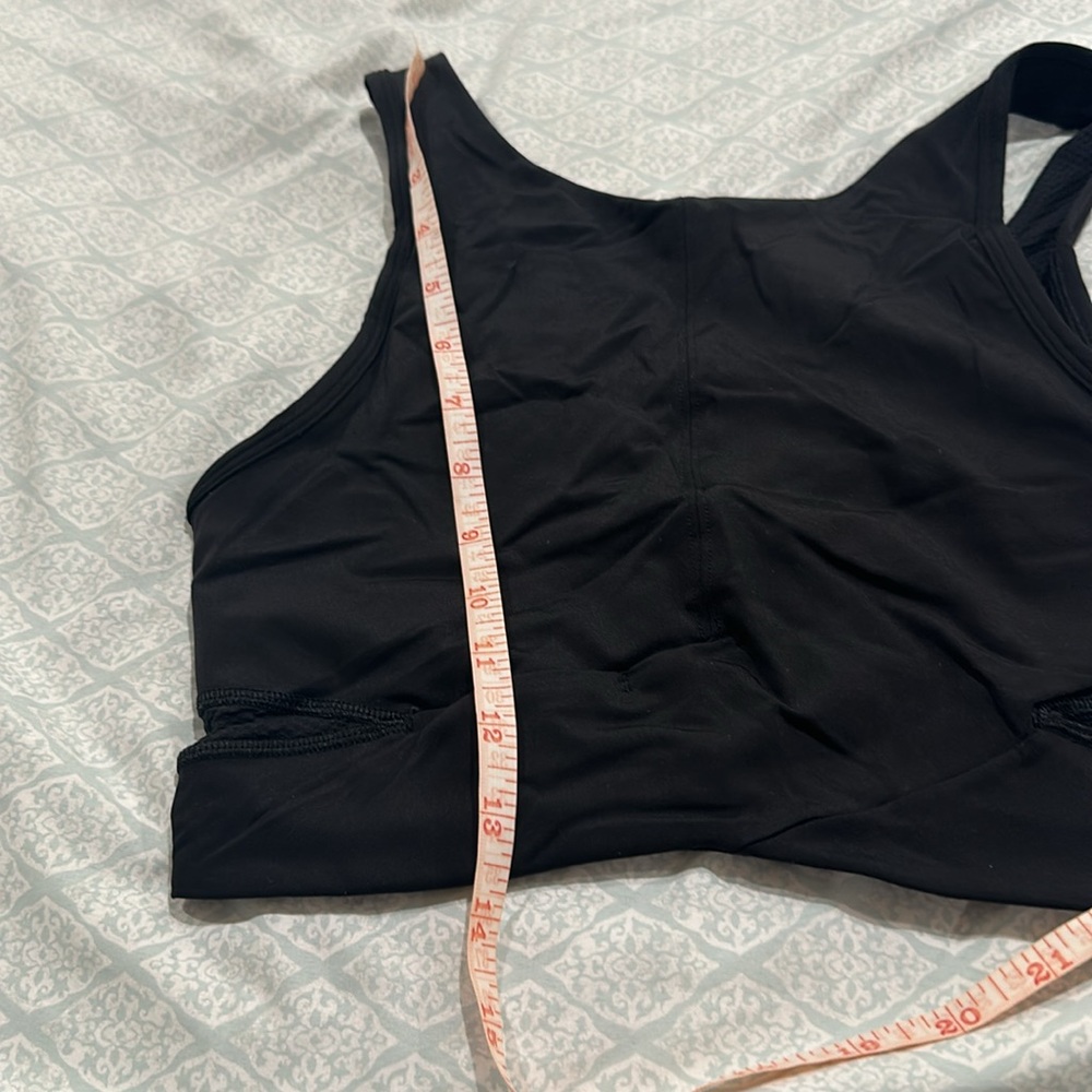 lulu🍋 Final Mile  Black Sports Tank/Bra size 6 - Picture 7 of 9